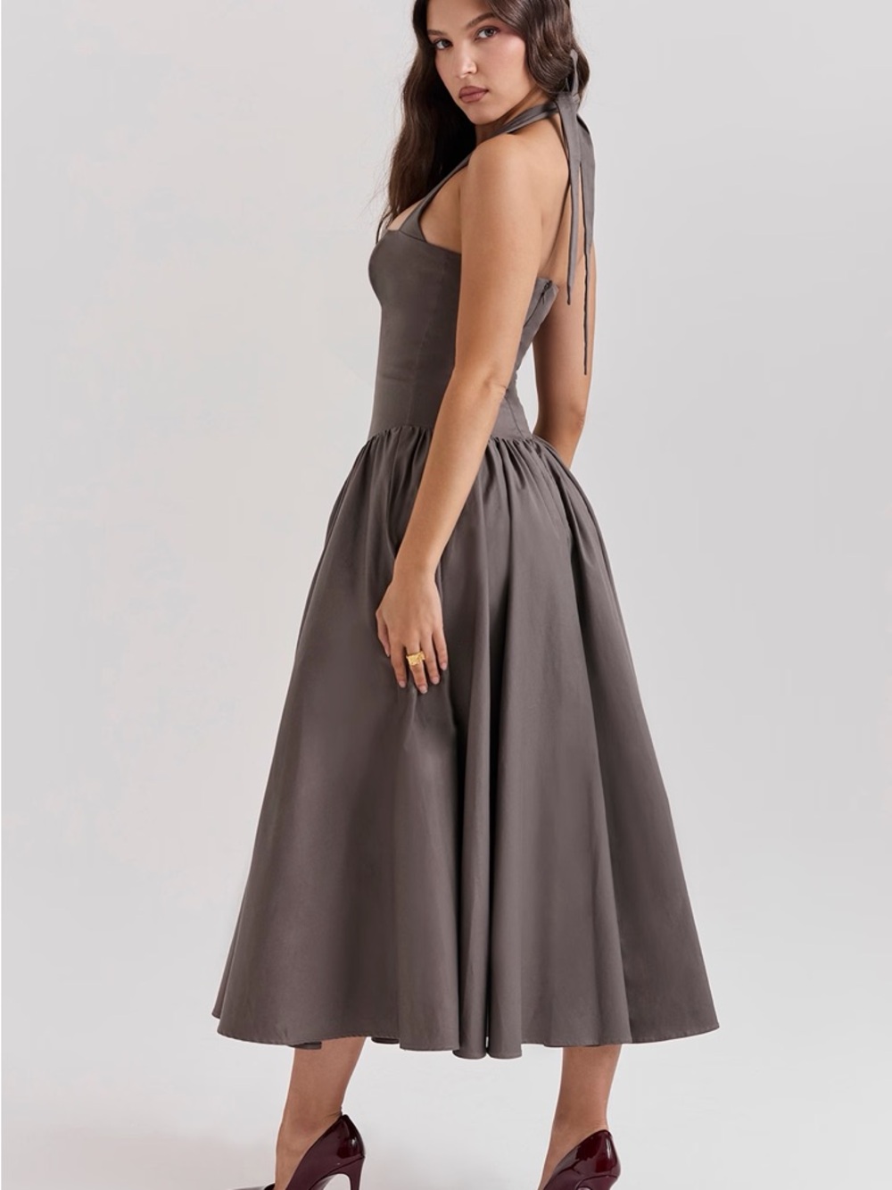 NWT House of CB COQUETTE
Smoke Halter Midi Dress - Picture 3 of 6